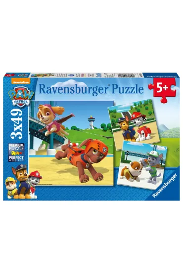 Puzzle 3 x 49 el. Psi Patrol Ravensburger