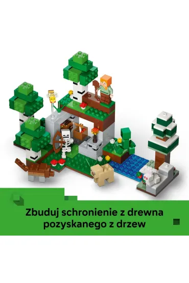 LEGO Minecraft Przetrwanie pierwszej nocy 21593