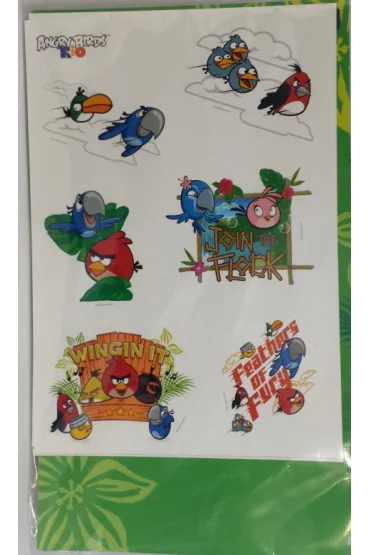 Interdruk Naklejki A5 Angry Birds Rio