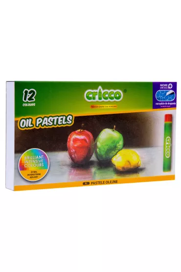 Cricco Pastele olejne 12 szt.