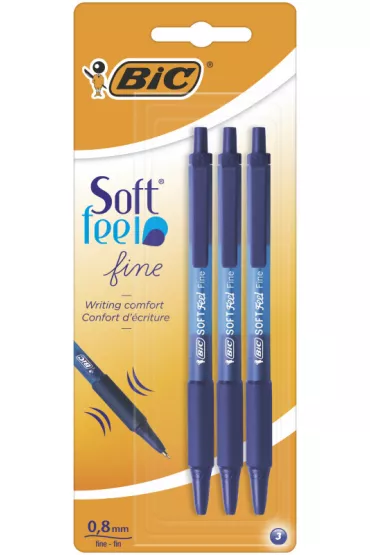 Bic Dugopis Soft Feel niebieski 3 szt.