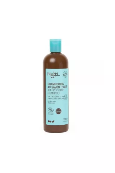 Najel Szampon Aleppo z od�ywk� 2w1 do w�os�w przet�uszczaj�cych si� 500 ml