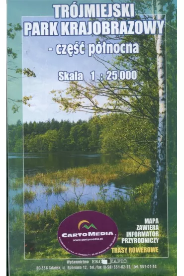 Tr�jmiejski Park Krajobrazowy Cz�� p�nocna 1:25 000