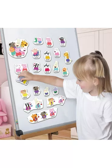 Maksik Magnesy �winaka Peppa i przyjaciele 21 szt.