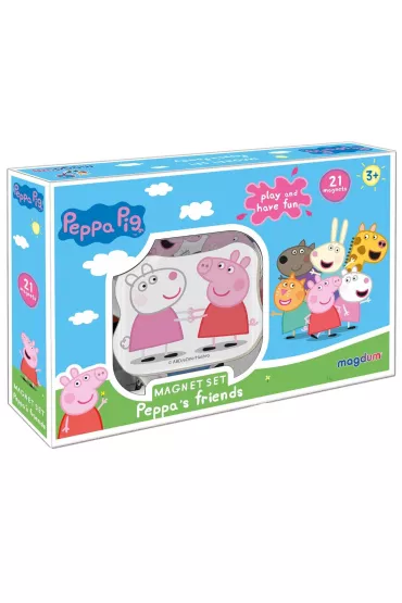 Maksik Magnesy �winaka Peppa i przyjaciele 21 szt.