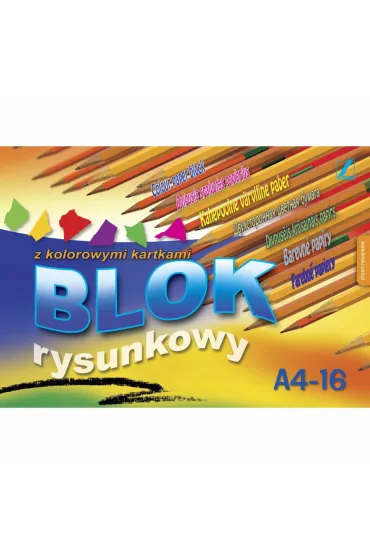 Kreska Blok rysunkowy kolor A4 10 szt.