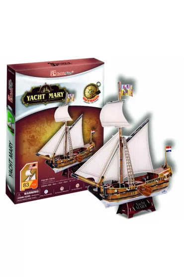 Puzzle 3D 83 el. Yacht Mary Cubic Fun