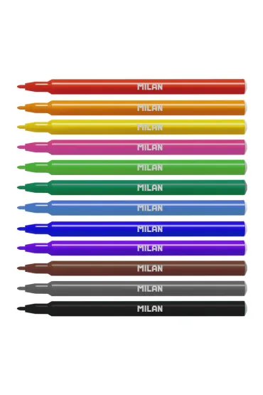 Milan Flamastry z cienk� ko�cowk� 12 szt.