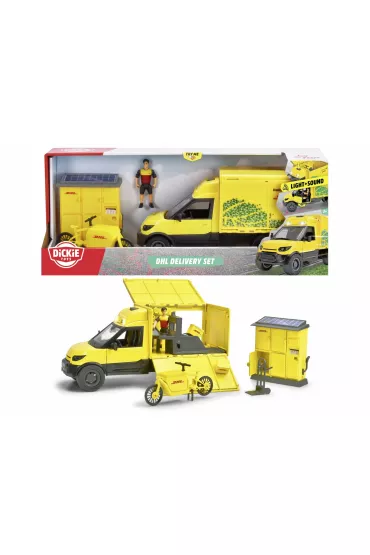 City Zestaw z pojazdem DHL 25cm Dickie Toys