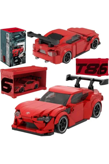 Klocki auto toyota gt86 1:32 417el