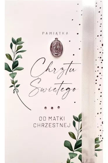 Armin Style Karnet Chrzest Matka chrzestna LUX-61