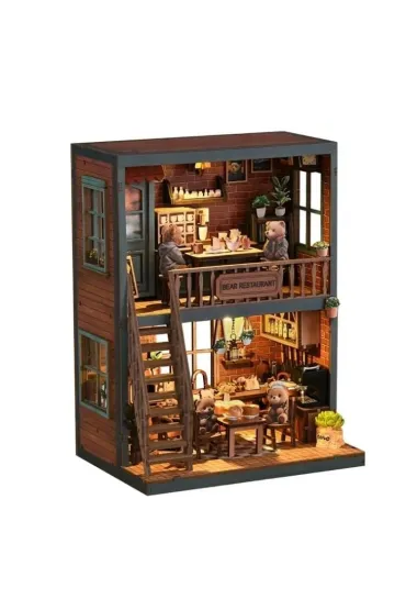Puzzle Model Kafejka z misiem Habarri
