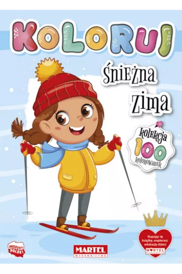 Koloruj �nie�na zima