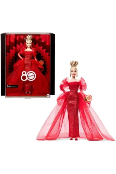 Barbie Mattel 80-lecie Lalka kolekcjonerska Blond