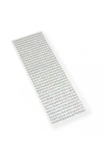 Polsirhurt Kryszta�ki samoprzylepne srebrne 6mm