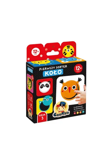 CzuCzu Pierwszy sorter Ko�o dla dzieci 12 mies. Bright Junior Media