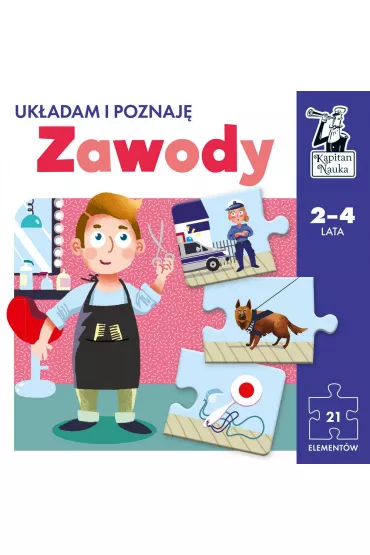 Puzzle 21 el. Uk�adam i poznaj� Zawody Edgard - Katarzyna Urbaniak