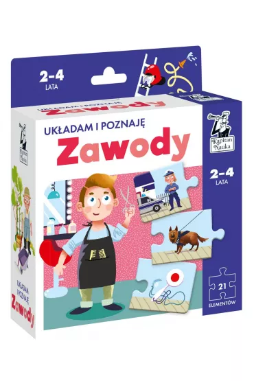 Puzzle 21 el. Uk�adam i poznaj� Zawody Edgard - Katarzyna Urbaniak