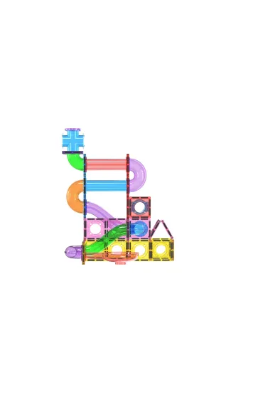 Klocki magnetyczne 100el SMILY PLAY SP85304