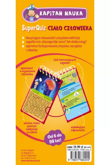 SuperQuiz. Cia�o cz�owieka. Kapitan Nauka
