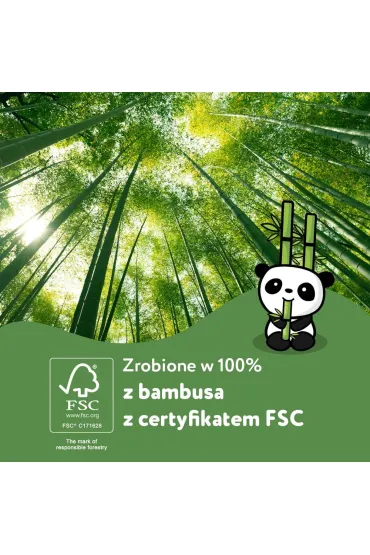 The Cheeky Panda Hipoalergiczne chusteczki kosmetyczne uniwersalne z bambusa 56 szt.