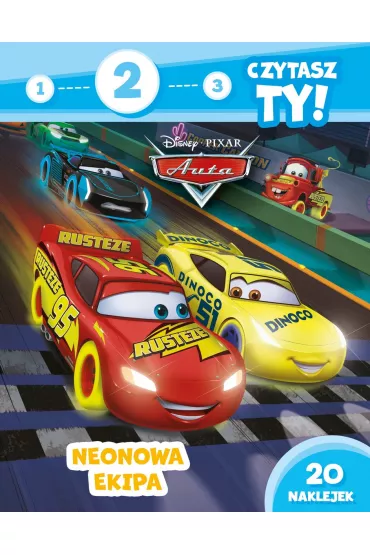 1, 2, 3, czytasz Ty! Poziom 2. Neonowa ekipa. Disney Pixar Auta - El�bieta Lekan 