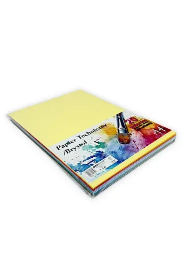 Penword Papier techniczny brystol A4 kolorowy 100 arkuszy