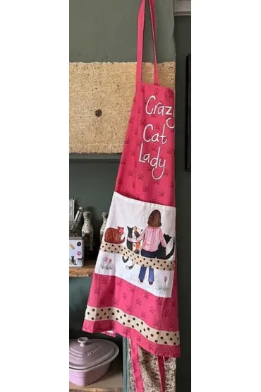 Alex Clark Fartuch kuchenny AP30 Crazy Cat Lady Kociara
