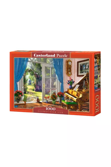 Puzzle 1000 el. Widok pokoju w drzwiach Castorland