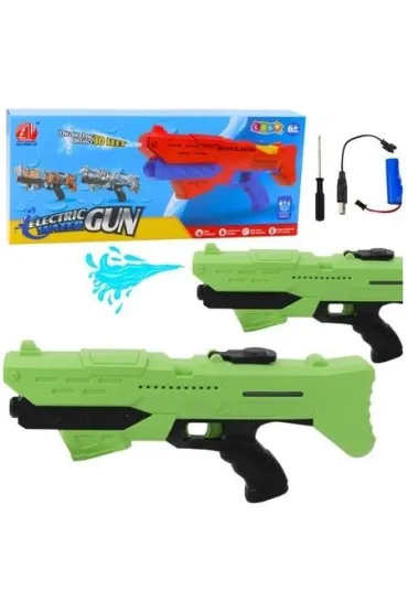 Karabin na wod� elektryczny zielony zasi�g 10m LeanToys