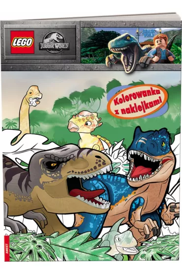 LEGO Jurassic World. Kolorowanka z naklejkami