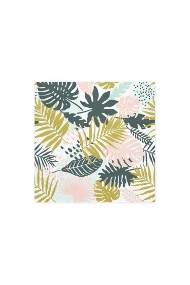 PartyDeco Serwetki Aloha Li�cie 33x33cm 20 szt
