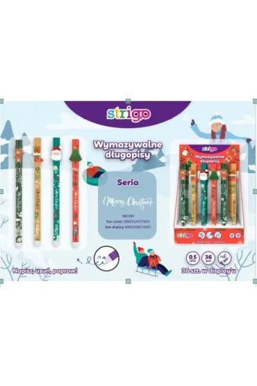 Strigo D�ugopis wymazywalny Christmas