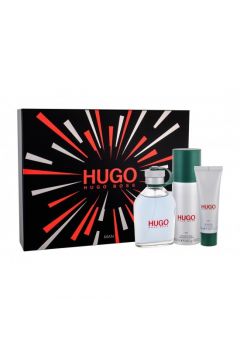 Hugo Boss Hugo Man zestaw dla mczyzn woda toaletowa spray + dezodorant w sprayu + el pod prysznic 125 ml + 150 ml + 50 ml