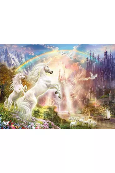 Puzzle 500 el. High Quality Collection. Sunset Unicorns Clementoni