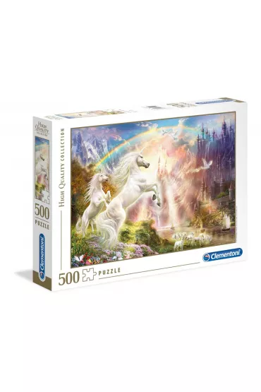 Puzzle 500 el. High Quality Collection. Sunset Unicorns Clementoni