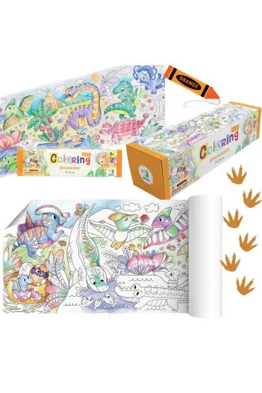 Kolorowanie po numerach Dinosaurs