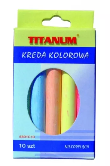 Titanum Kreda szkolna 5801C10 10 szt.