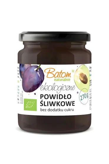Batom Powid�o ze �liwki w�gierki bez dodatku cukru 270 g Bio
