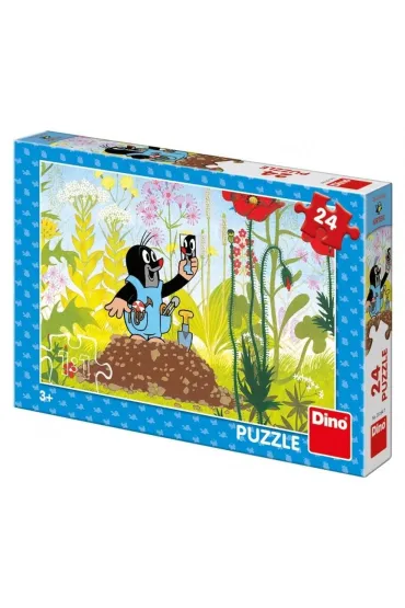 Puzzle 24 el. Krecik na kopcu Dino Toys