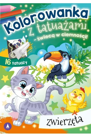 Kolorowanka z tatua�ami. Zwierz�ta