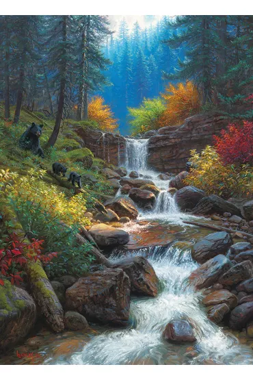 Puzzle 1000 el. G�rski wodospad Cobble Hill - Mark  Keathley