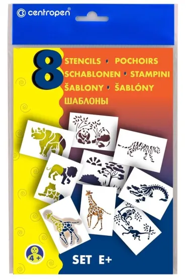 Centropen Szablony E+stencils 9996