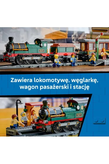 LEGO City Retro poci�g z lokomotyw� parow� 60511