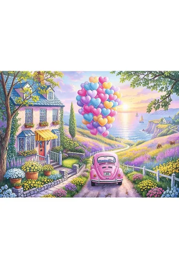 Puzzle 1000 Romantyczna przeja�d�ka TREFL