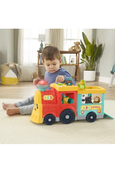 Fisher-Price Edukacyjny poci�g ze zwierz�tkami HHH93 Mattel