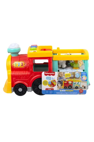 Fisher-Price Edukacyjny poci�g ze zwierz�tkami HHH93 Mattel