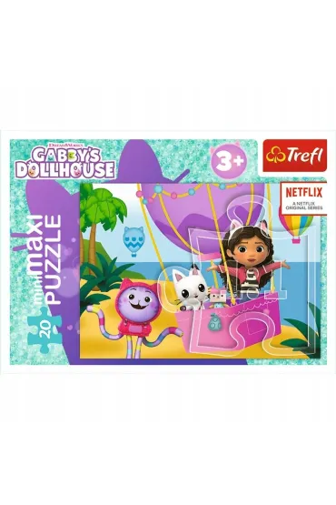 Puzzle 20 el. miniMAXI Kolorowy dzie� Gabby 2 TREFL