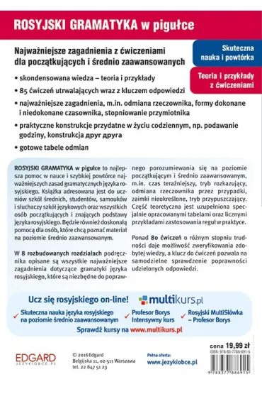 Rosyjski Gramatyka w pigu�ce - Anna Buczel