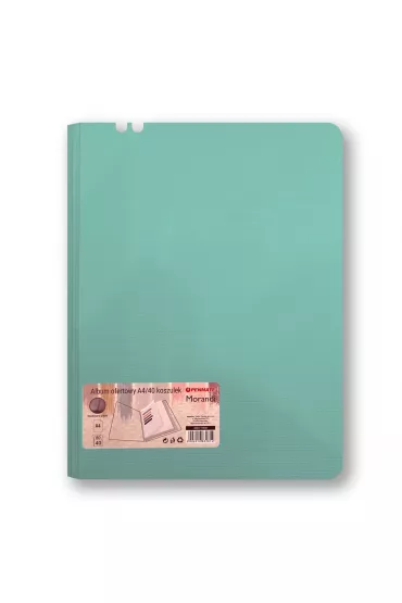Penmate Album ofertowy A4 40 koszulek Morandi nieb-zielony